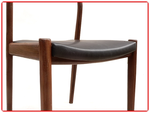 chaises en palissandre scandinave 1960