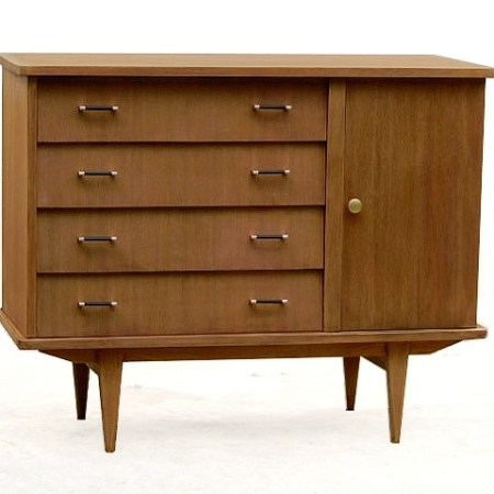 Commode vintage 1950 rénovée