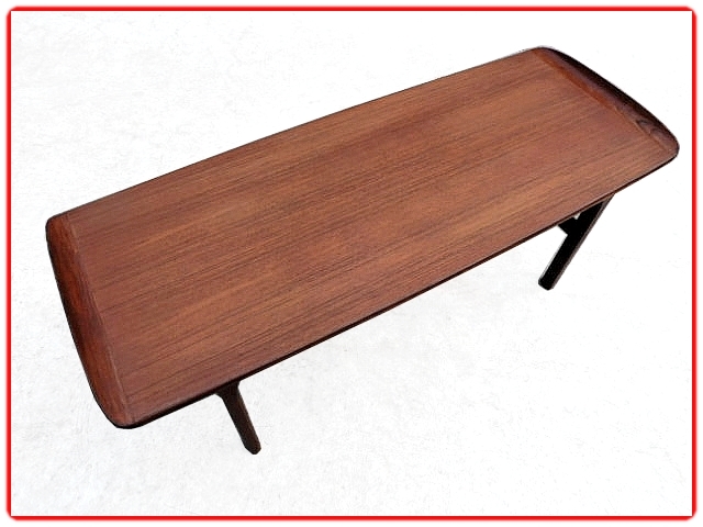 table basse en teck scandinave 1960