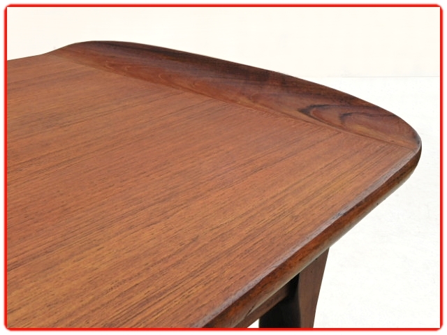 Table basse en teck scandinave 1960