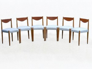 Chaises scandinave teck rénovées