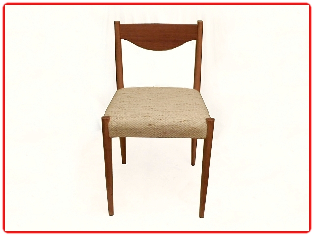 Chaises scandinave en teck vintage
