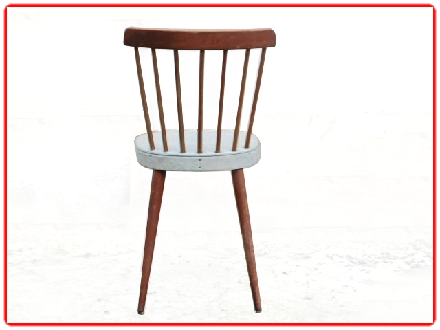 Chaises vintage pieds compas