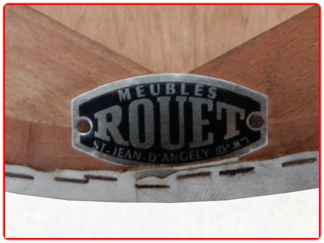 chaises vintage 1960 hetre doré