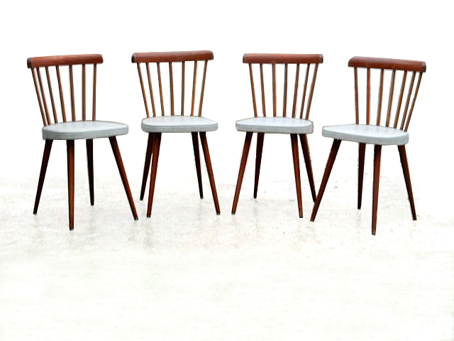 Chaises vintage scandinave années 60 dls Baumann