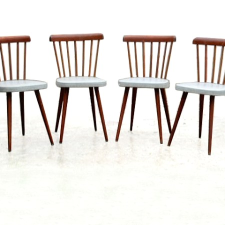 Chaises vintage scandinave années 60 dls Baumann