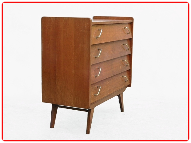 Commode pieds compas vintage 1960