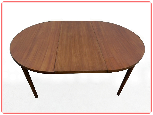 Table de repas teck scandinave vintage