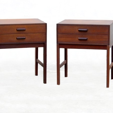 Chevets scandinave en teck Suède 1950 - 60