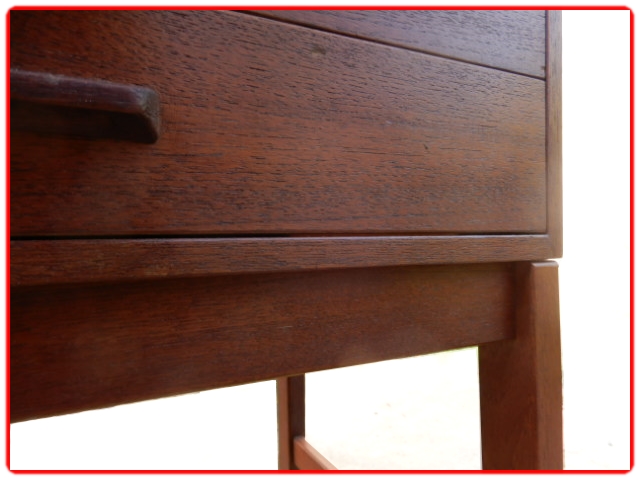 Chevets en teck Suède vintage 1960