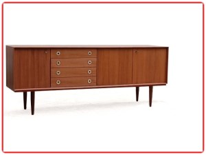 Grande enfilade scandinave VP en teck 