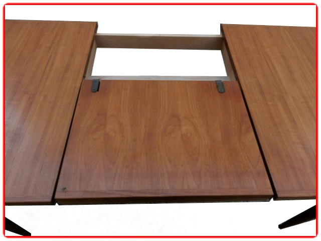Table scandinave teck vintage 1960