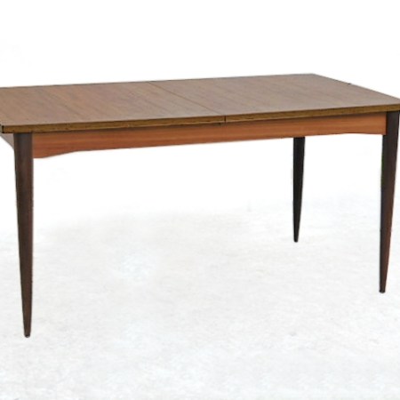 Table scandinave extensible teck
