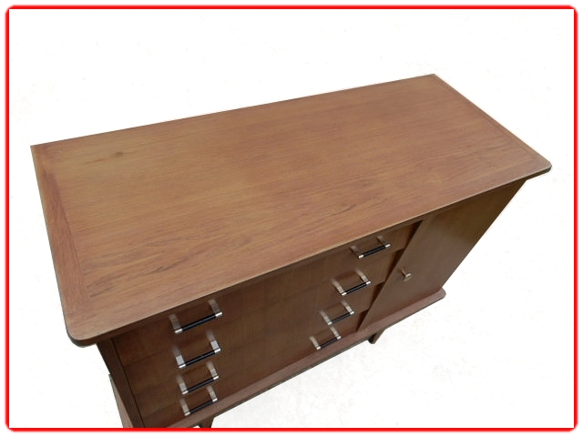 Commode vintage 1950 bois massif