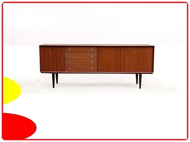 Grande enfilade VP teck scandinave 1950