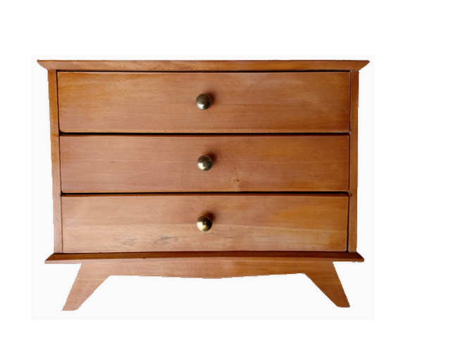 travailleuse de couturière commode miniature vintage