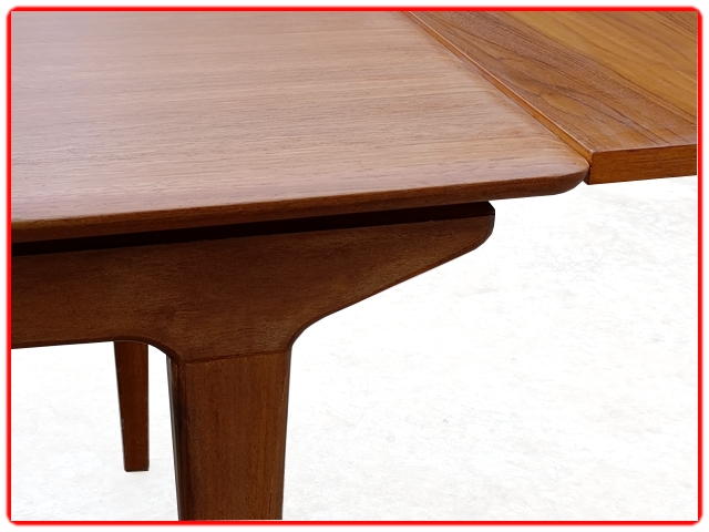 Table lb en teck vintage scandinave