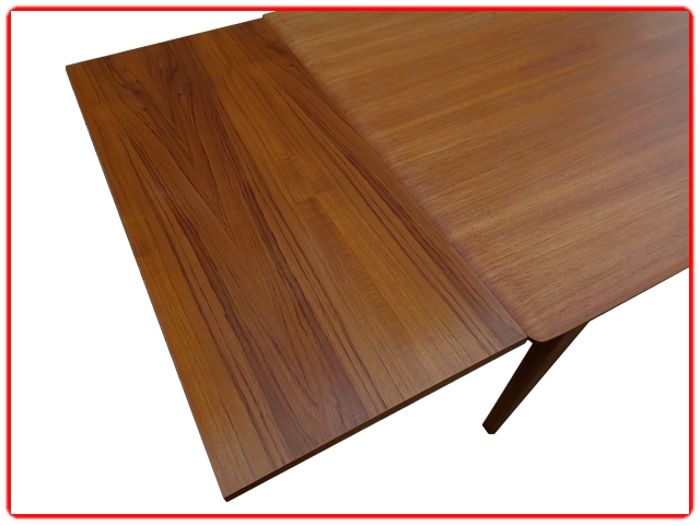 Table repas avec rallonges vintage scandinave