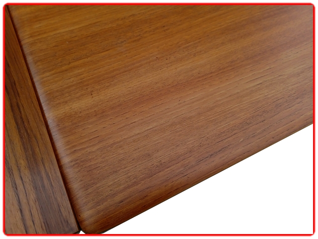 table en teck vintage scandinave années 60