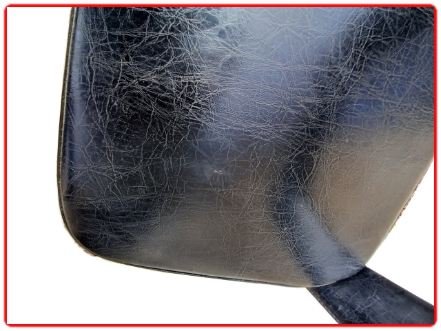 Chaises design de bureau chrome et skai