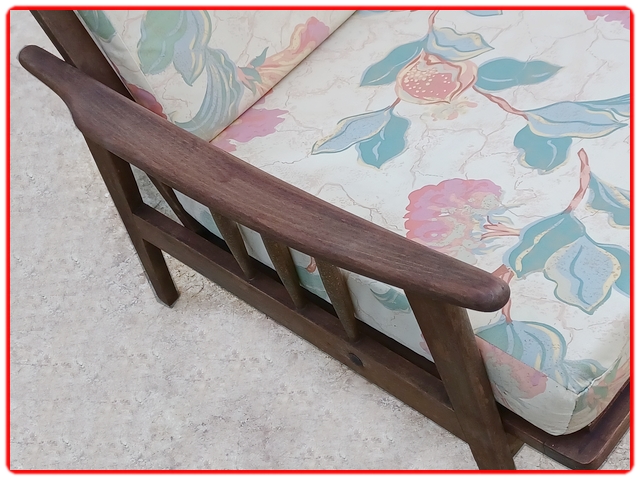 Banquette 2 places vintage scandinave