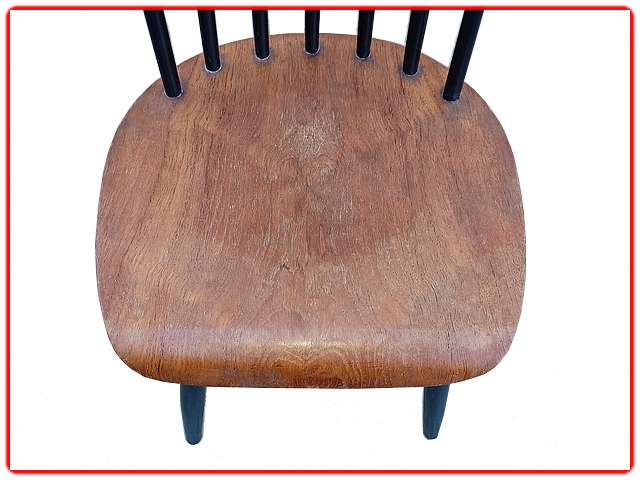 Chaises Fanett scandinave années 60