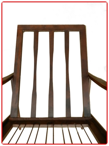 Fauteuil vintage boomerang