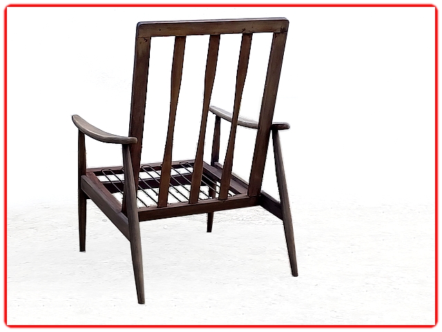 Fauteuil vintage boomerang