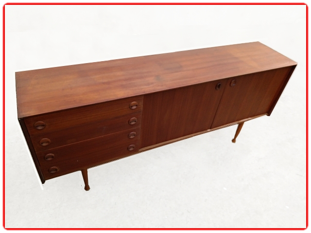 Enfilade vintage scandinave teck 1960