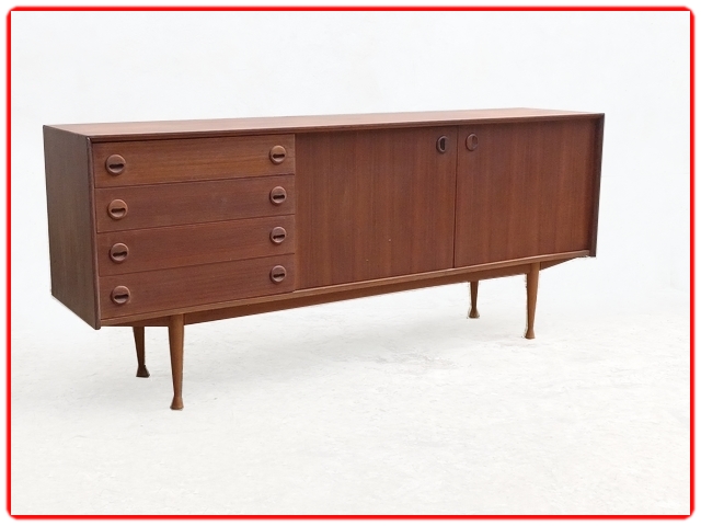Enfilade vintage teck scandinave 1960