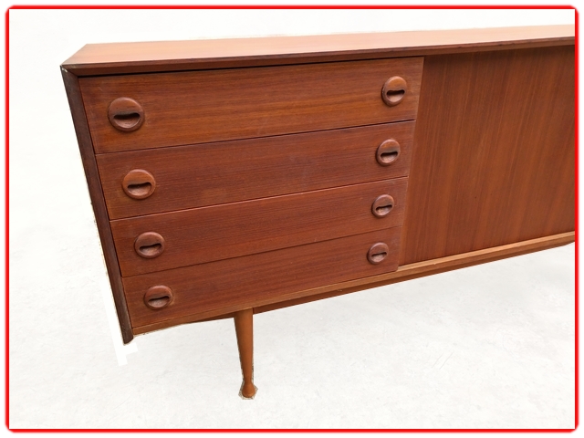 Enfilade scandinave vintage teck