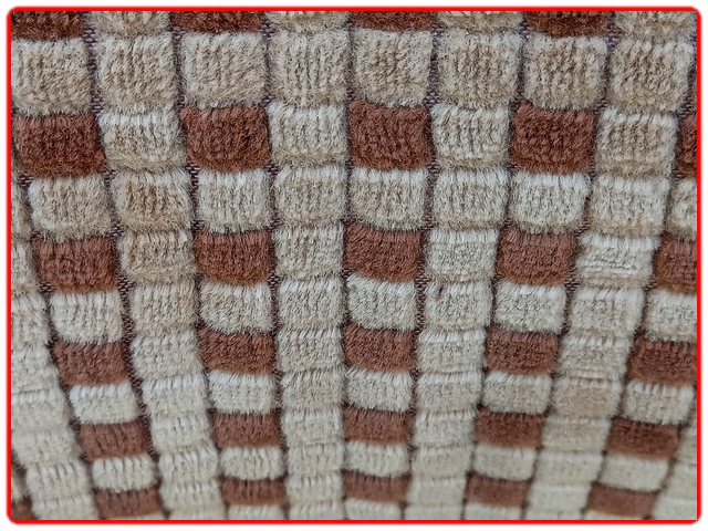 chaises vintage bois tissu velours