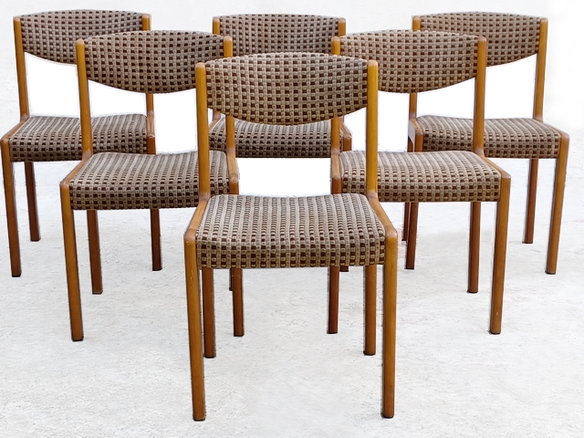 Chaises SELF vintage 1980