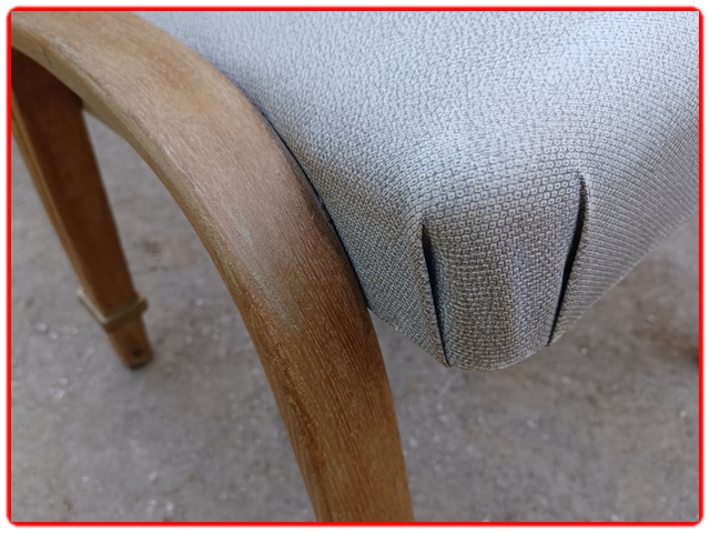 Chaises Hugues Steiner vintage Bow Wood