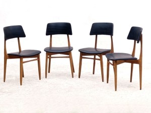 Chaises scandinave vintage années 60