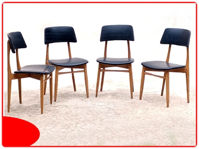 Chaises vintage années 60