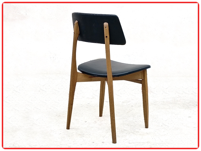 Chaises vintage bois massif