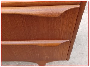 Secrétaire en teck scandinave 1960