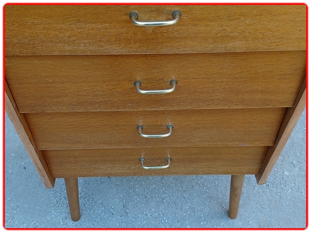 Chiffonnier commode haute vintage