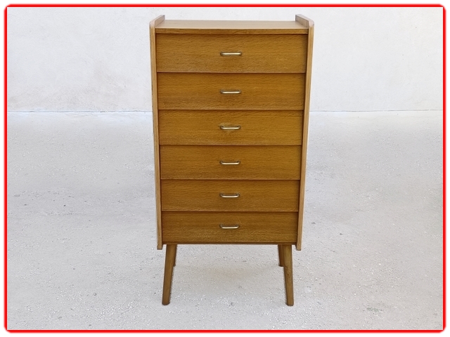 Chiffonnier vintage bois clair