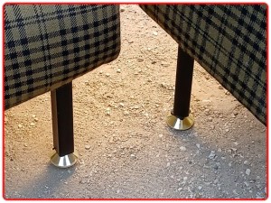 Ottoman pouf Steiner années 50