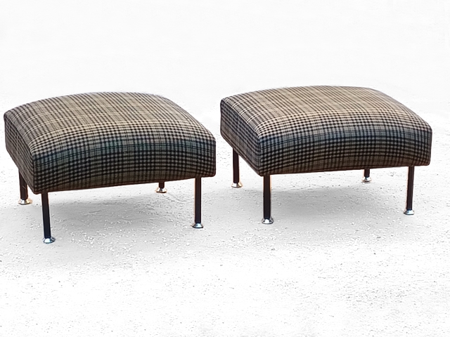 Ottomans Poufs Steiner années 50