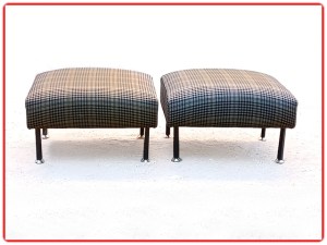 Pouf Ottoman Steiner vintage