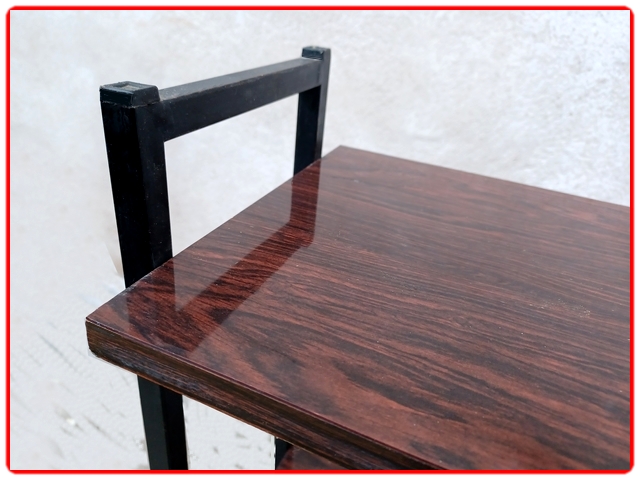 Eragère vintage métal formica moderniste