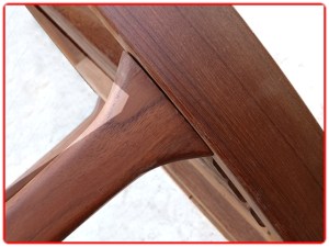 Table danoise en teck scandinave 1960