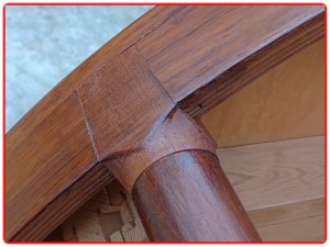 Table ronde en teck H. Ostergaard 1960