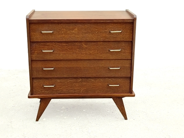 Commode vintage 1960 pieds compas