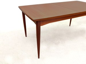 Table salle à manger vintage scandinave teck