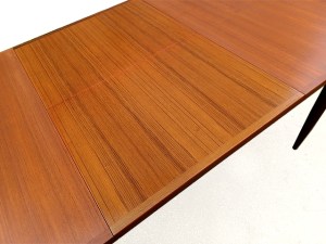 Table teck extensible vintage scandinave