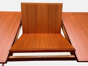 Table teck scandinave vintage 1960